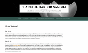 Peacefulharborsangha.org thumbnail