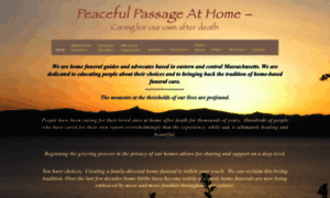 Peacefulpassageathome.com thumbnail