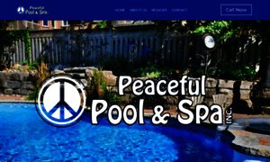Peacefulpoolandspa.com thumbnail