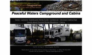 Peacefulwaterscampground.com thumbnail