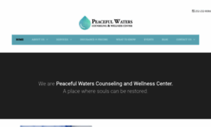 Peacefulwaterscounseling.com thumbnail