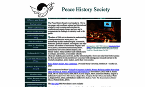 Peacehistorysociety.org thumbnail