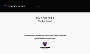 Peacekeeper.org thumbnail