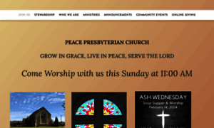 Peacepresbyterian.org thumbnail