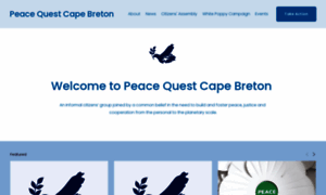 Peacequestcapebreton.ca thumbnail