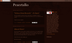 Peacetalks-project.blogspot.com thumbnail