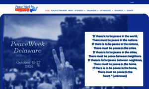 Peaceweekdelaware.org thumbnail