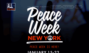 Peaceweeknyc.com thumbnail