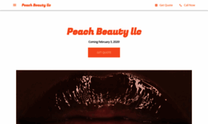 Peachbeautyllc.com thumbnail