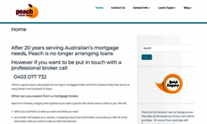 Peachhomeloans.com.au thumbnail