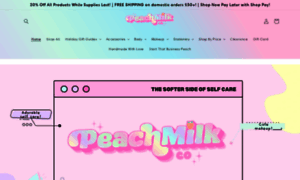 Peachmilkco.shop thumbnail