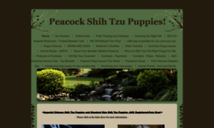 Peacockshihtzupuppies.com thumbnail