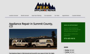 Peakappliancerepaircolorado.com thumbnail