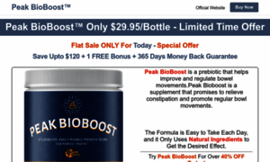 Peakbioboosts.com thumbnail