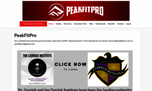 Peakfitpro.com thumbnail