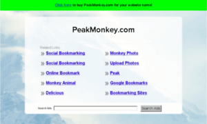 Peakmonkey.com thumbnail