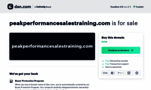 Peakperformancesalestraining.com thumbnail