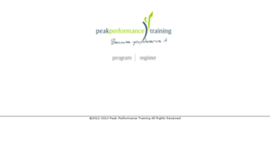 Peakperformancetraining.in thumbnail