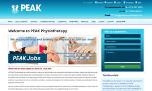 Peakphysiotherapy.com thumbnail
