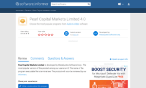 Pearl-capital-markets-limited.software.informer.com thumbnail