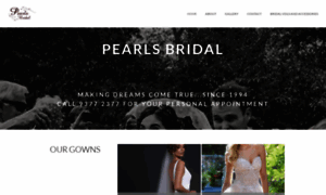 Pearlsbridal.com.au thumbnail