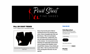 Pearlstreetfineshoes.wordpress.com thumbnail
