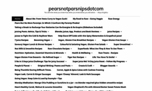 Pearsnotparsnips.com thumbnail