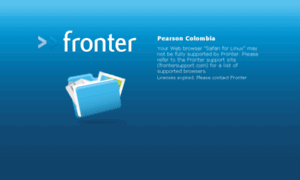 Pearsoncolombia.fronter.com thumbnail
