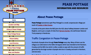 Peasepottage.info thumbnail