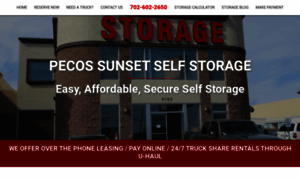 Pecossunsetselfstorage.com thumbnail