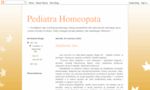 Pediatrahomeopata.pl thumbnail
