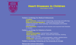 Pediatriccardiology.uchicago.edu thumbnail