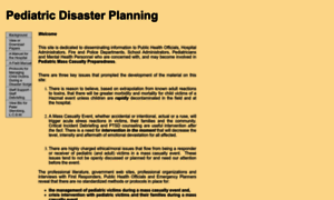 Pediatricdisasterplanning.com thumbnail