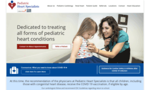 Pediatricheartspecialists.com thumbnail