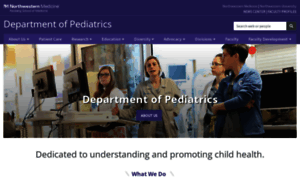 Pediatrics.northwestern.edu thumbnail