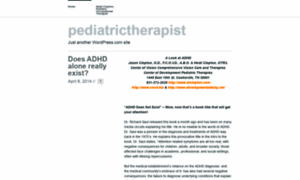 Pediatrictherapist.wordpress.com thumbnail