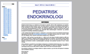 Pediatrisk-endokrinologi.no thumbnail