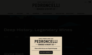 Pedroncelli.com thumbnail