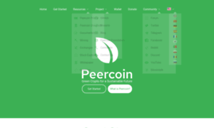 Peercoin.com thumbnail