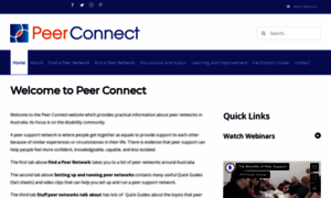 Peerconnect.org.au thumbnail
