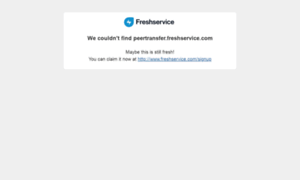 Peertransfer.freshservice.com thumbnail