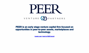 Peerventurepartners.com thumbnail