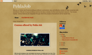 Pehlajob.blogspot.in thumbnail
