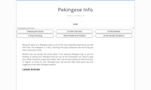 Pekingese-info.com thumbnail