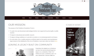 Pendletonfoundationtrust.com thumbnail