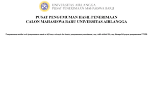 Pengumuman.unair.ac.id thumbnail