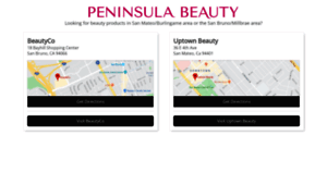 Peninsulabeauty.com thumbnail