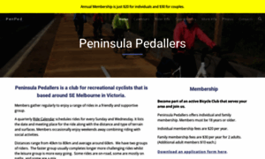 Peninsulapedallers.org.au thumbnail