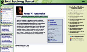 Pennebaker.socialpsychology.org thumbnail
