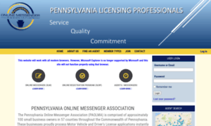 Pennsylvania-online-messenger-association.com thumbnail